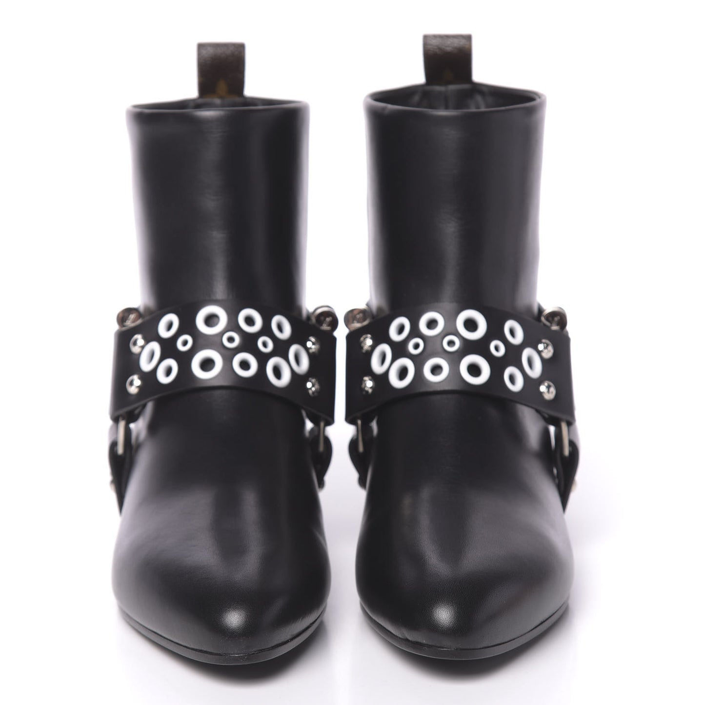 Calfskin Rhapsody Ankle Boots 37.5 Black