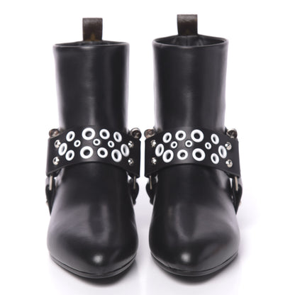 Louis Vuitton Calfskin Rhapsody Ankle Boots 37.5 Black 2 of 8