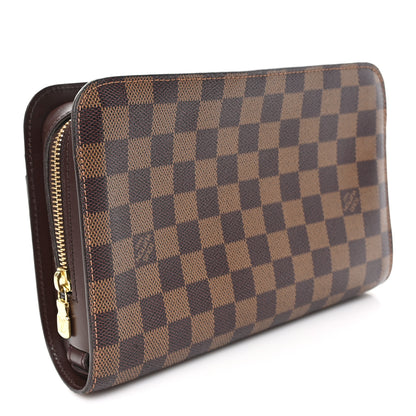 Louis Vuitton Damier Ebene Pochette Saint Louis Clutch 3 of 6