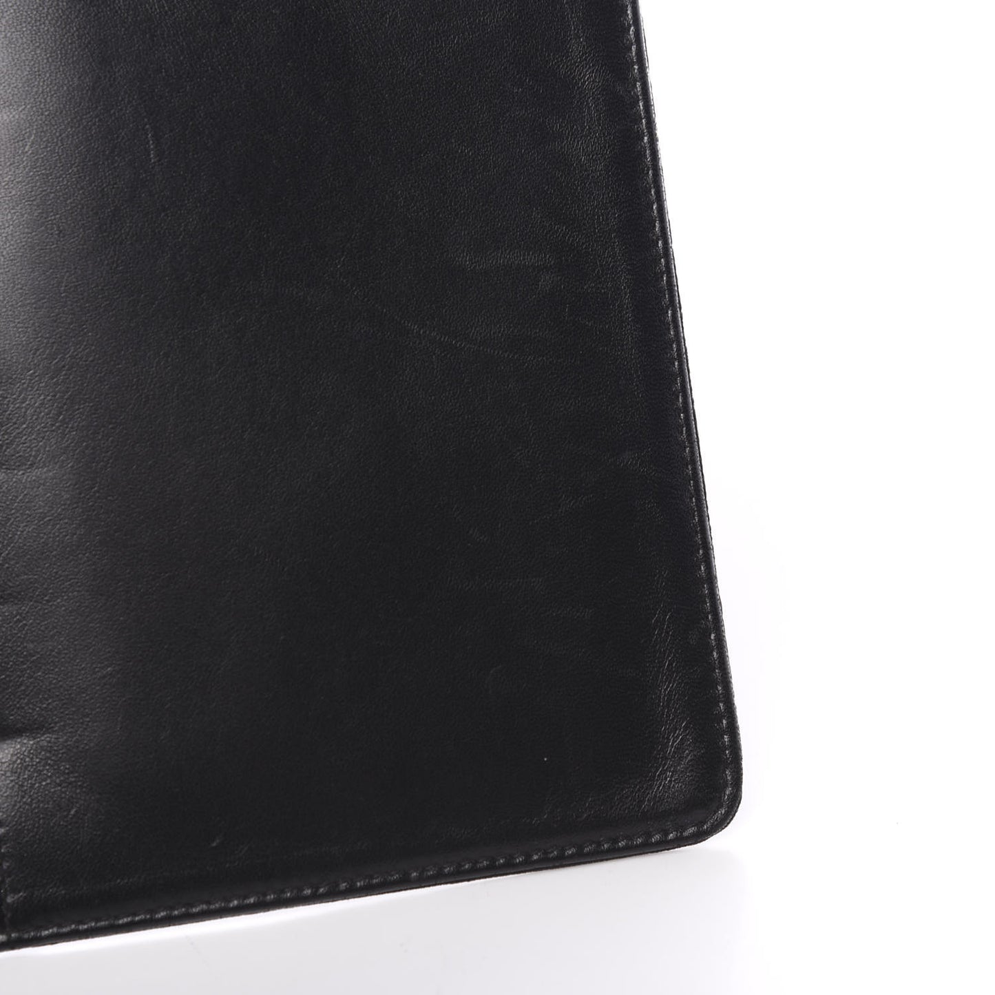 Nylon Travel Small Ring Agenda Planner Black