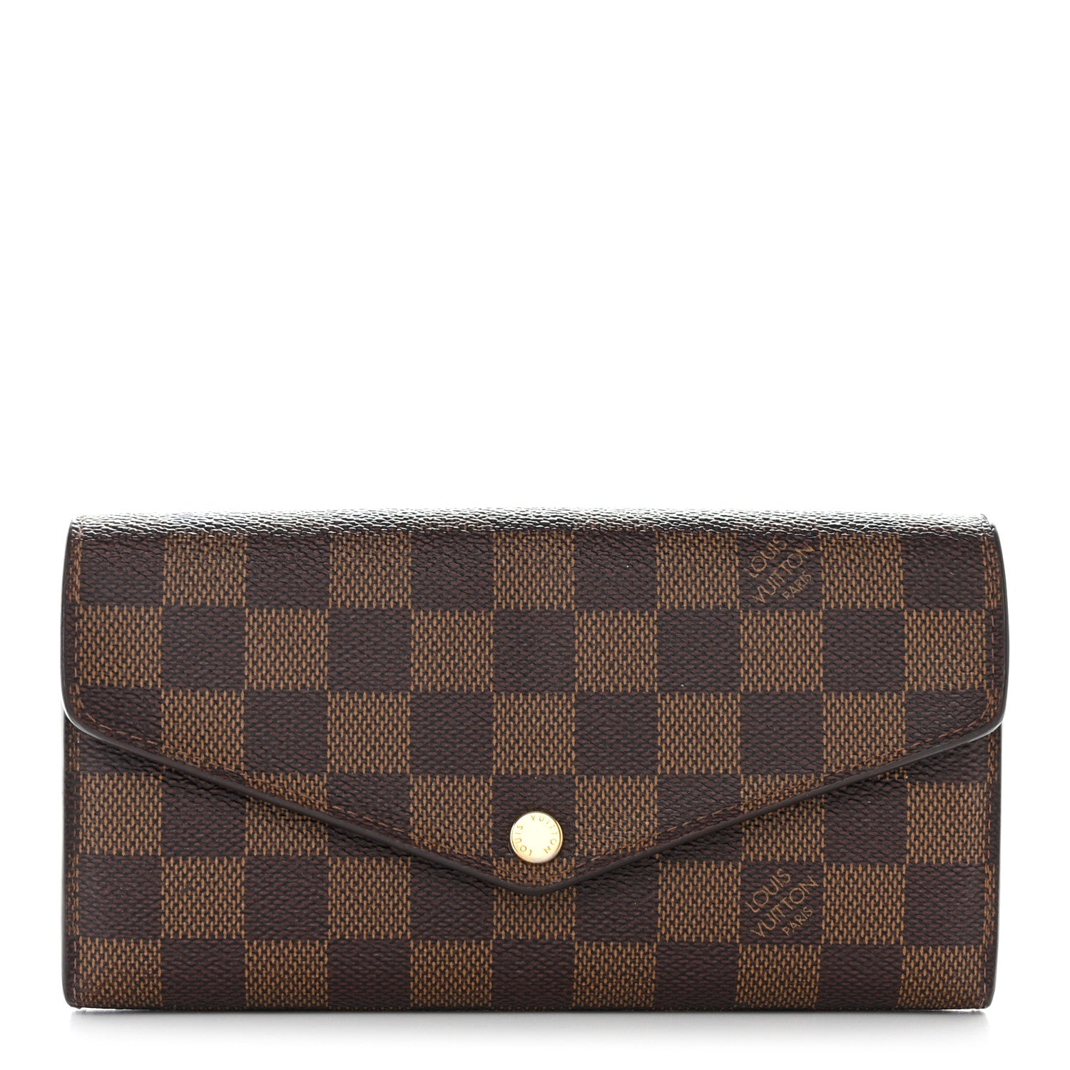 Louis Vuitton Damier Ebene Sarah Wallet NM 1 of 7