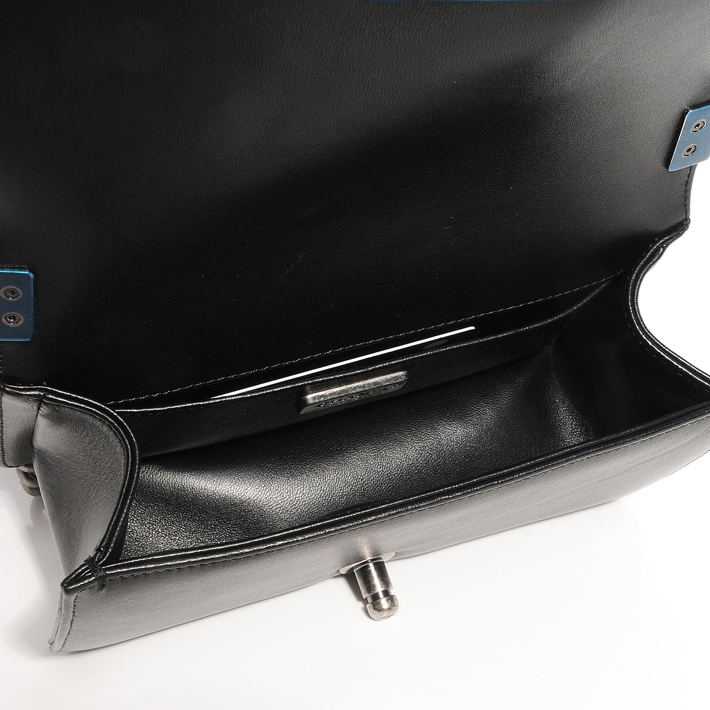 Galuchat Stingray Small Boy Flap Black