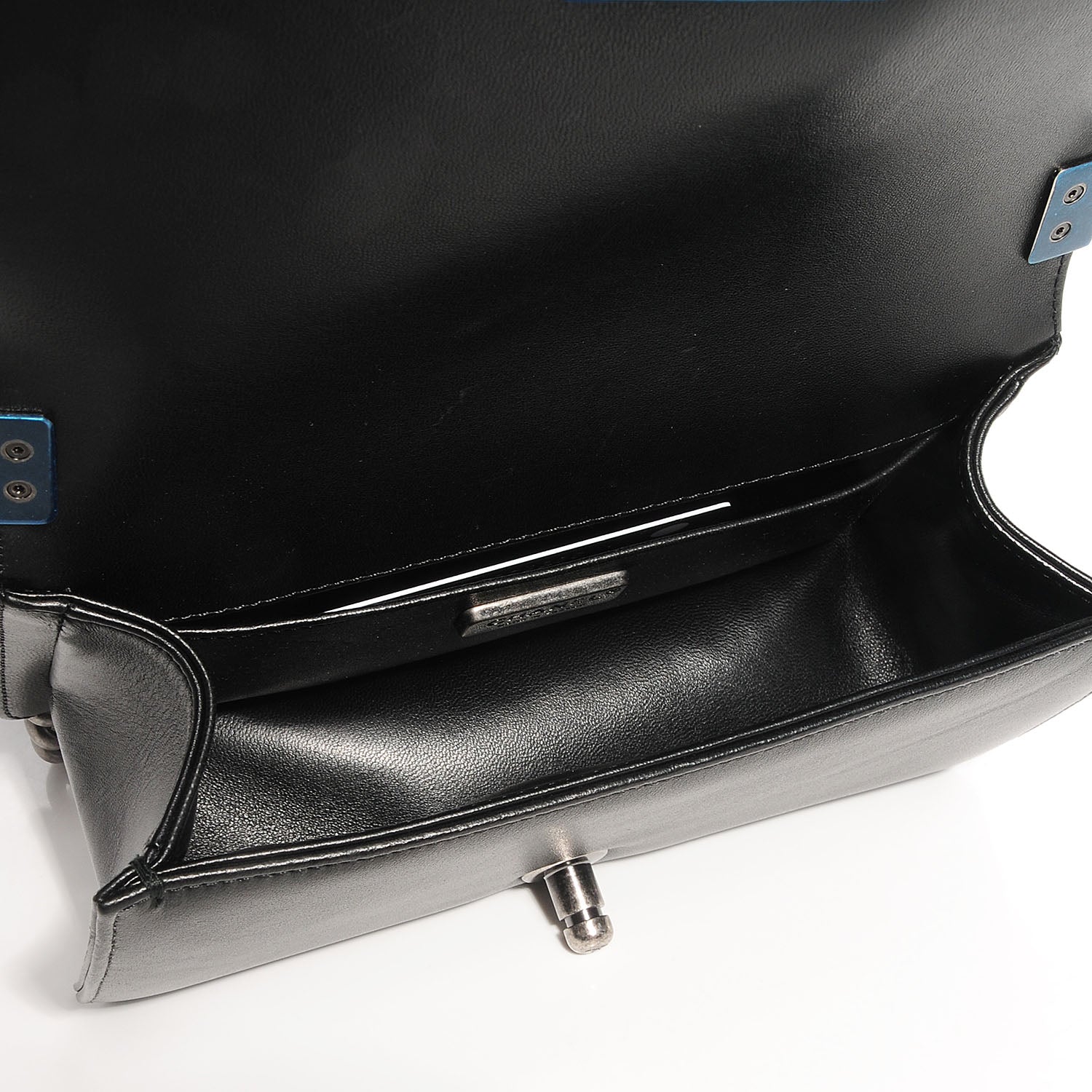 Chanel Galuchat Stingray Small Boy Flap Black 6 of 9