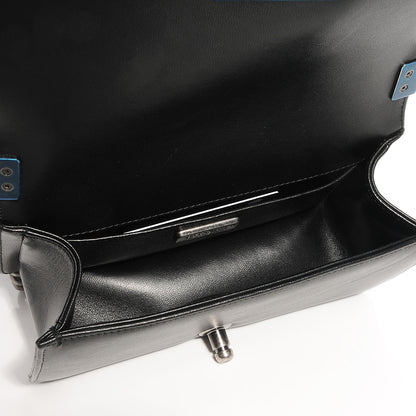 Chanel Galuchat Stingray Small Boy Flap Black 6 of 9