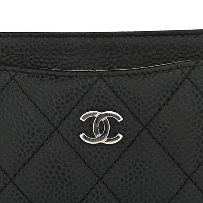 Chanel Caviar Quilted Card Holder Black 9 of 12