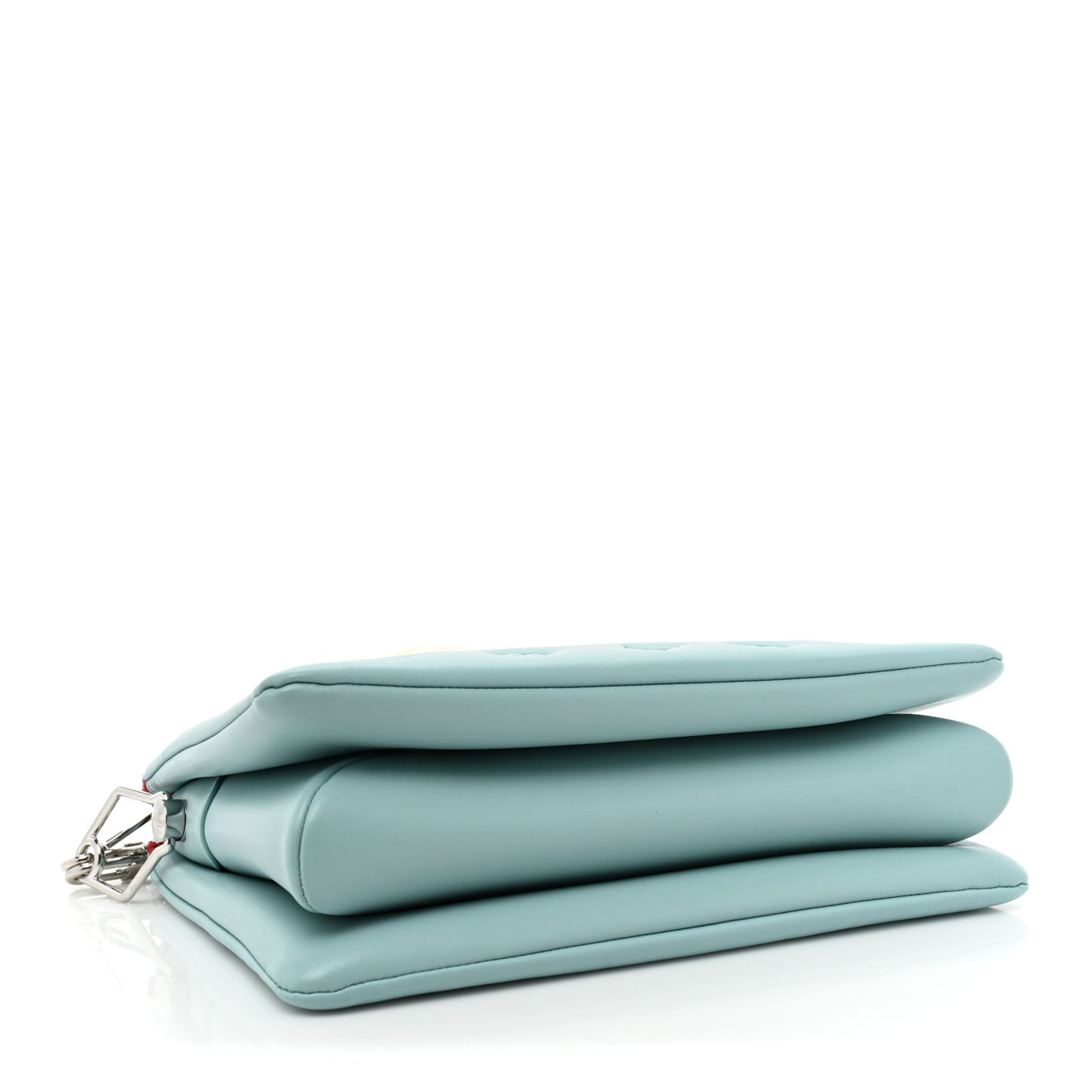 Lambskin Embossed Monogram Coussin PM Bleu