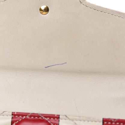 Gucci Calfskin Matelasse Trompe L'Oeil Print Mini GG Marmont Chain Wallet White 14 of 22