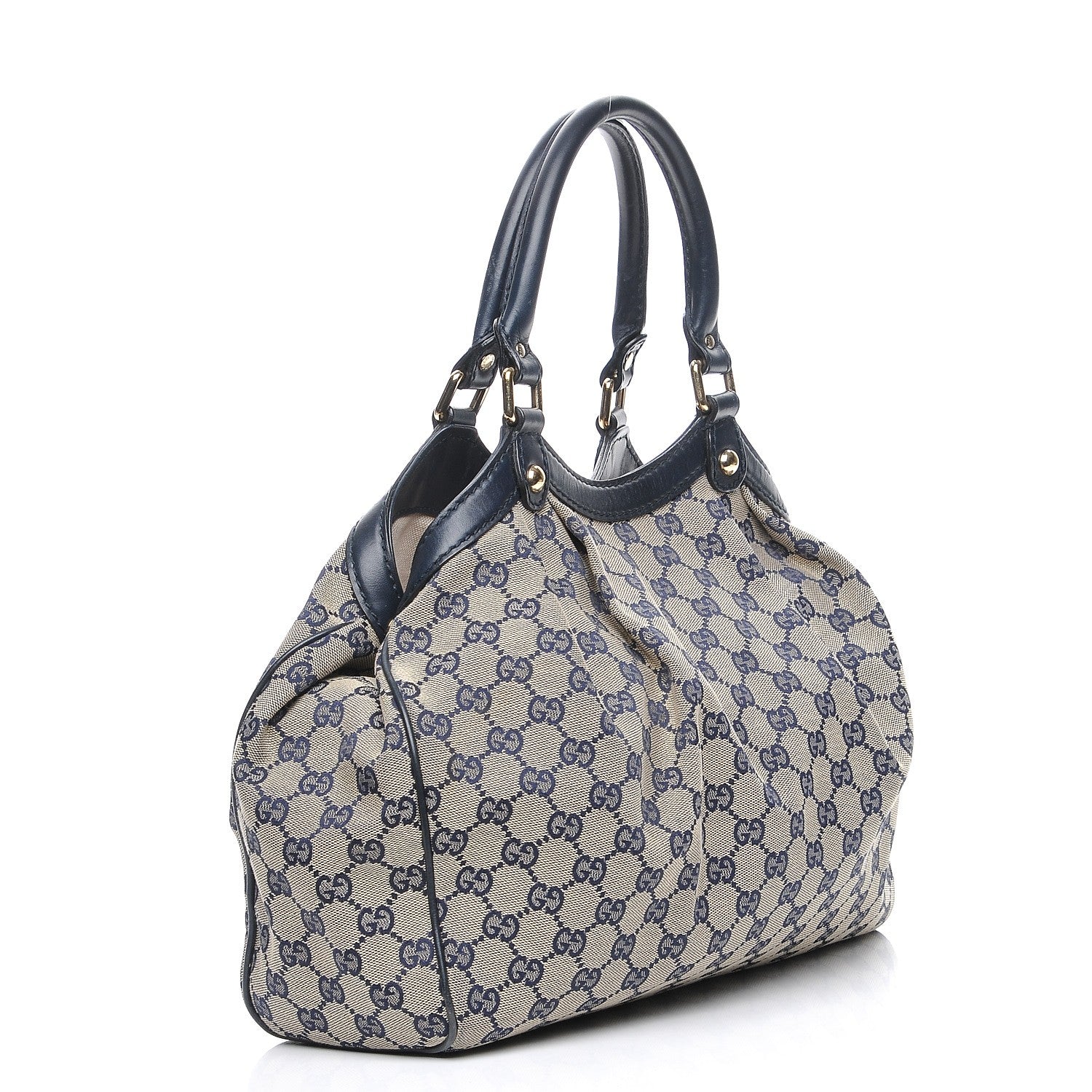 Gucci Monogram Medium Sukey Tote Navy 3 of 7
