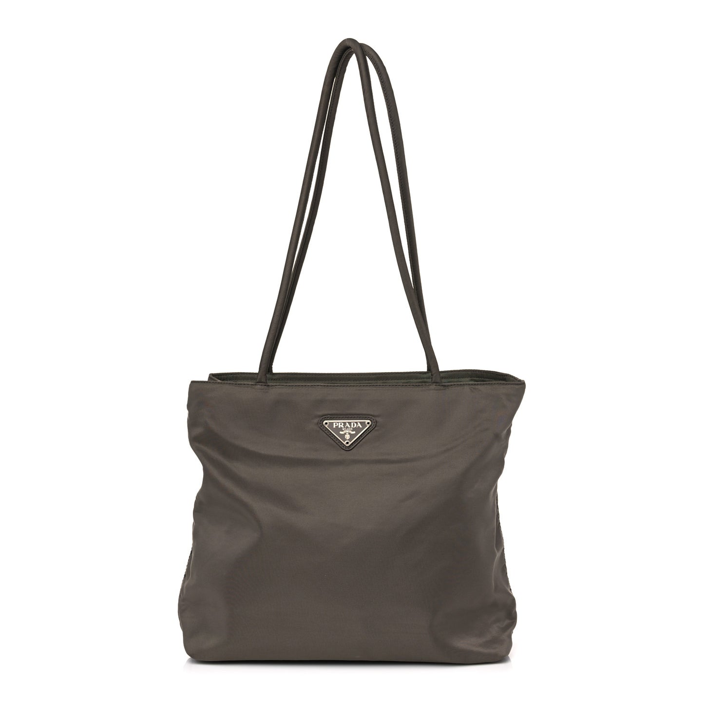 Tessuto Nylon City Tote Fumo