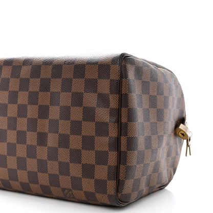 Louis Vuitton Damier Ebene Speedy 30 10 of 10