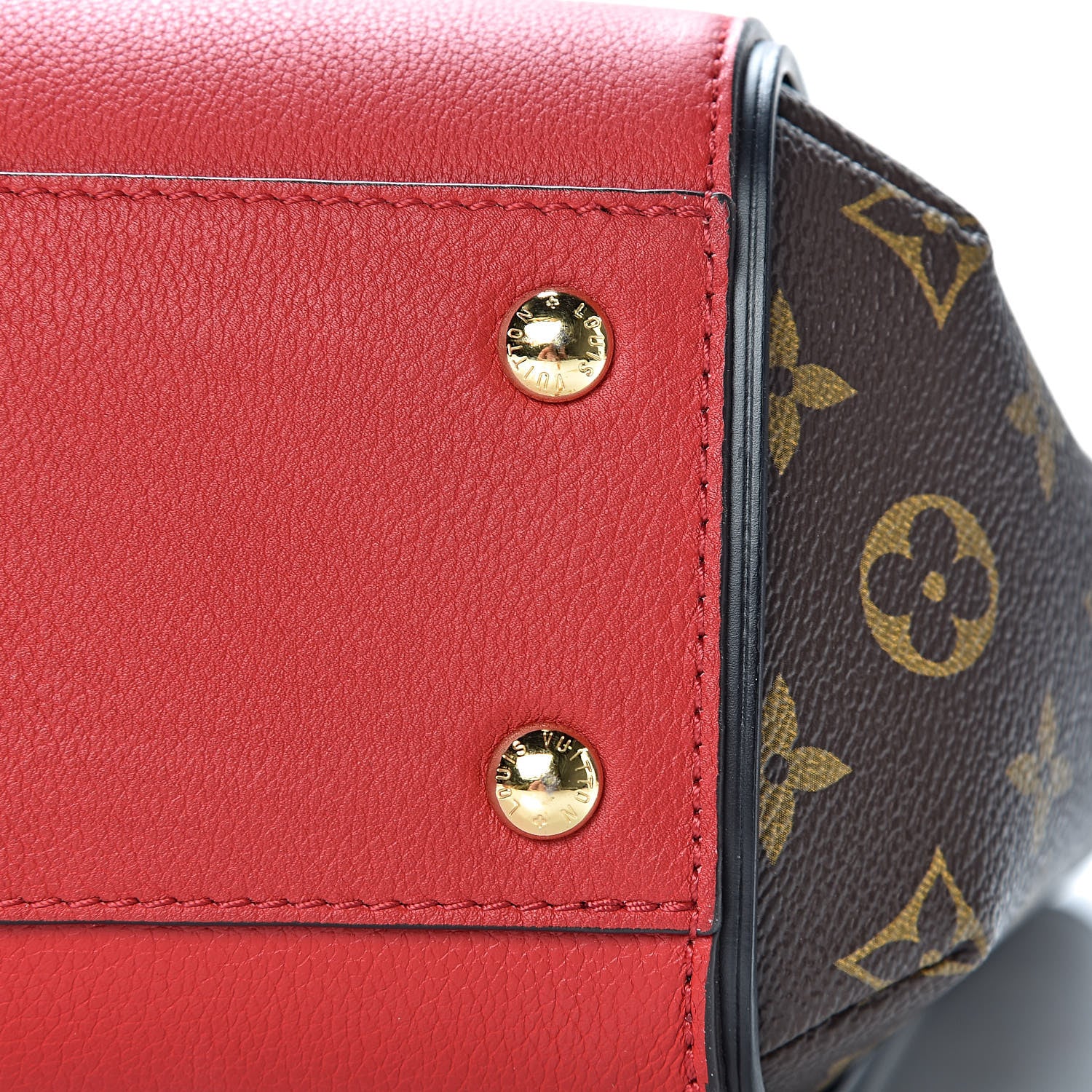 Louis Vuitton Calfskin Monogram Kimono Tote PM Cherry 11 of 16
