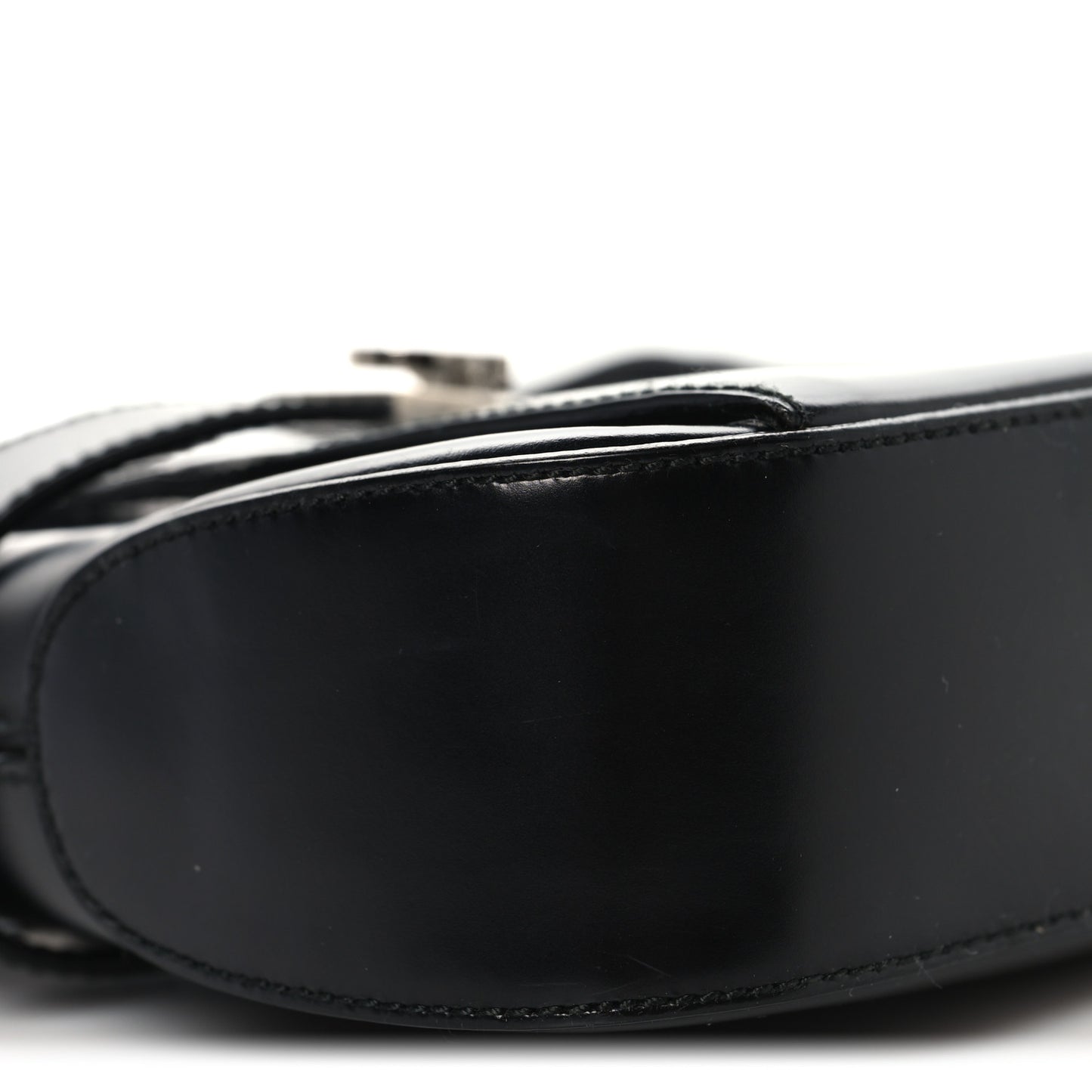 Soft Calfskin Gancini Hobo Black