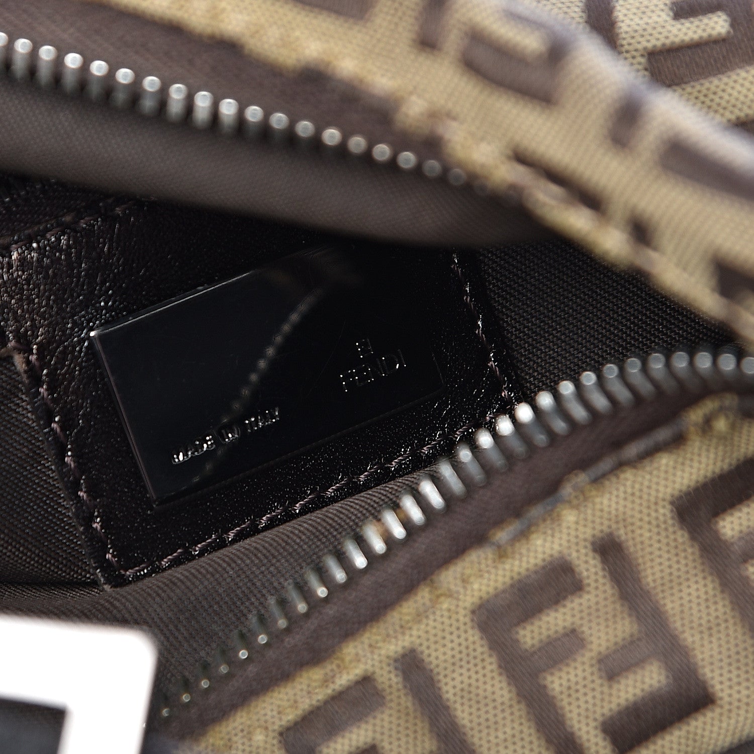 Fendi Zucchino Hobo Dark Brown 6 of 15