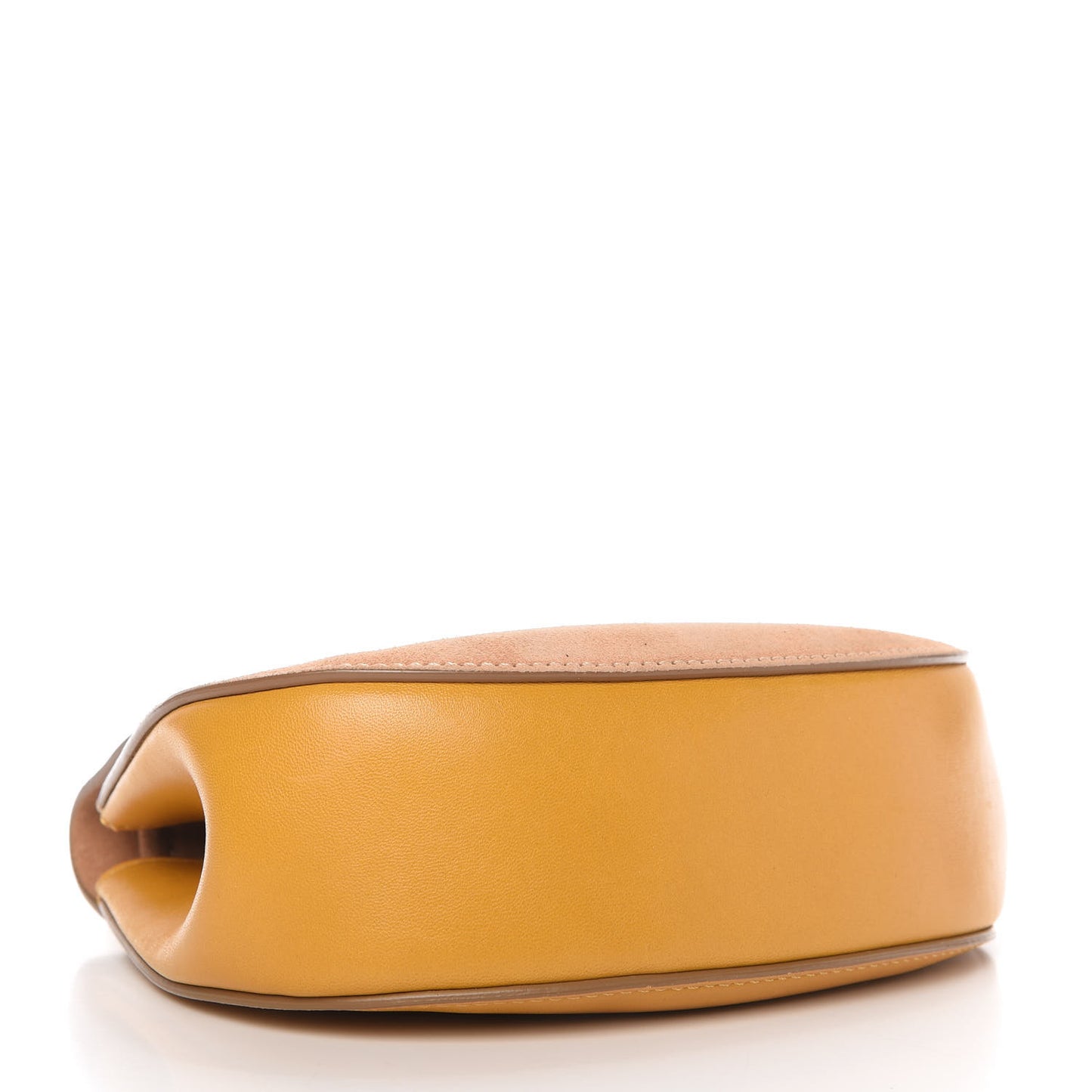 Suede Smooth Calfskin Mini Drew Shoulder Bag Wet Sunflower
