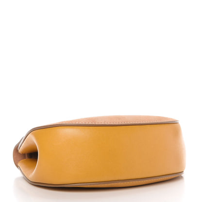 Chloe Suede Smooth Calfskin Mini Drew Shoulder Bag Wet Sunflower 4 of 9