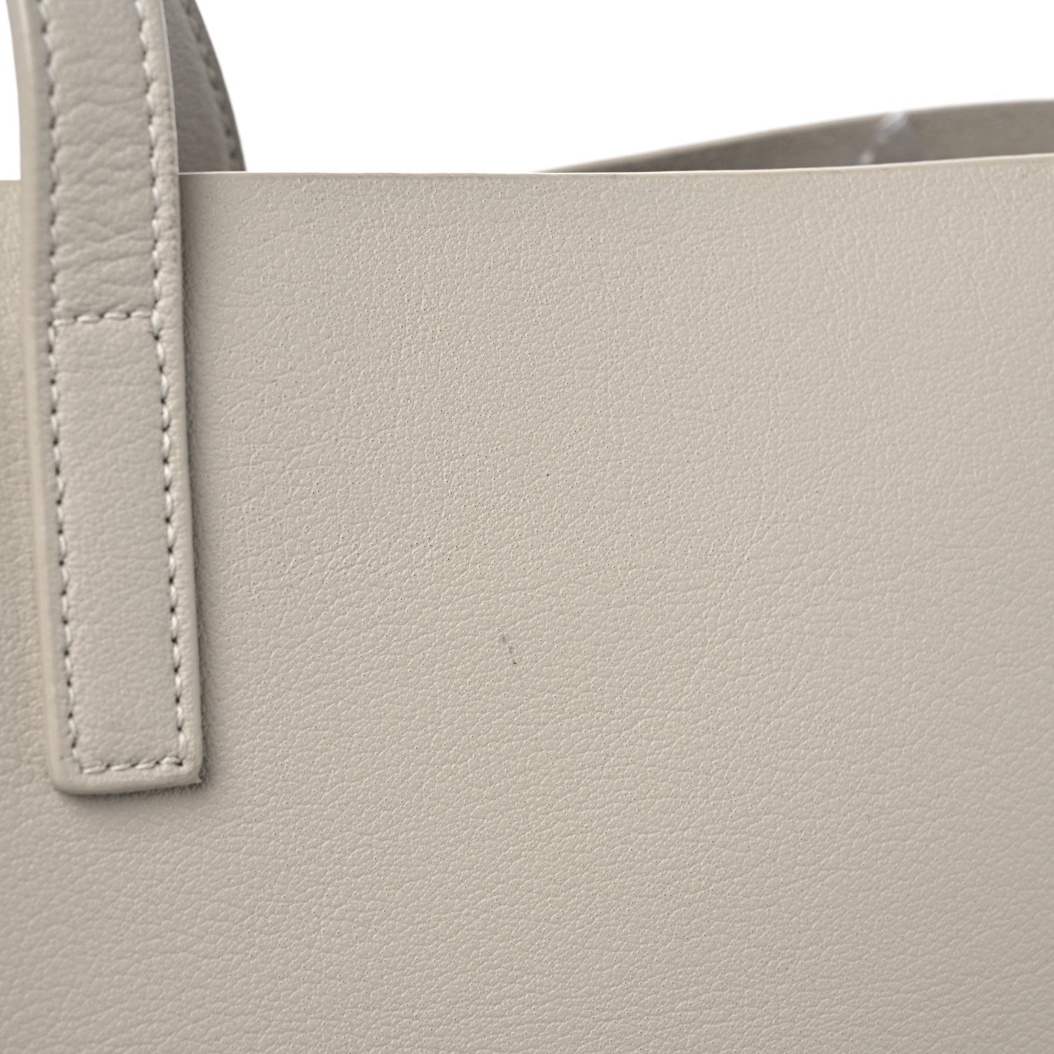 Saint Laurent Calfskin Large Shopping Tote Porcellana 12 of 12