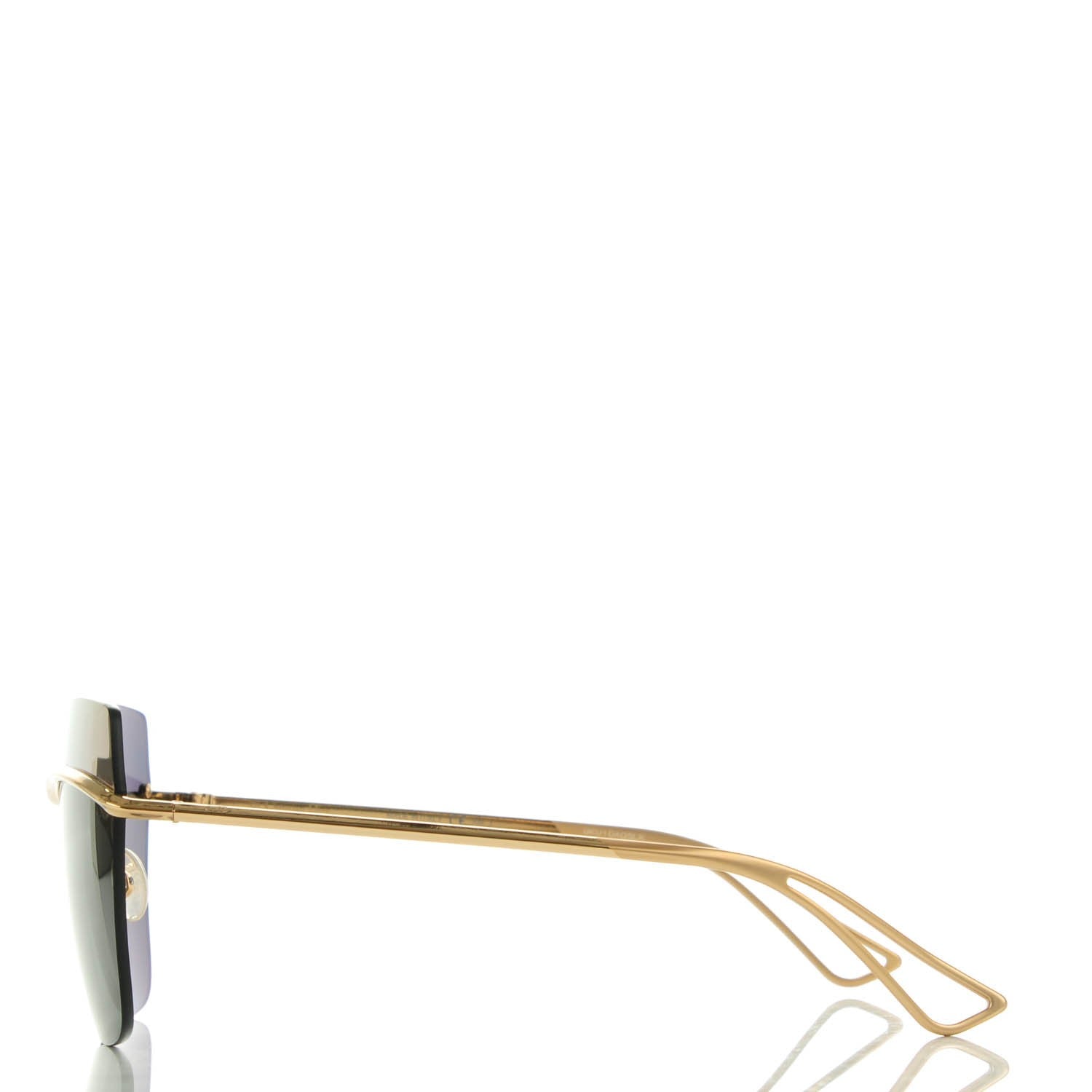 Christian Dior Metallic Sunglasses Rose Gold 2 of 6