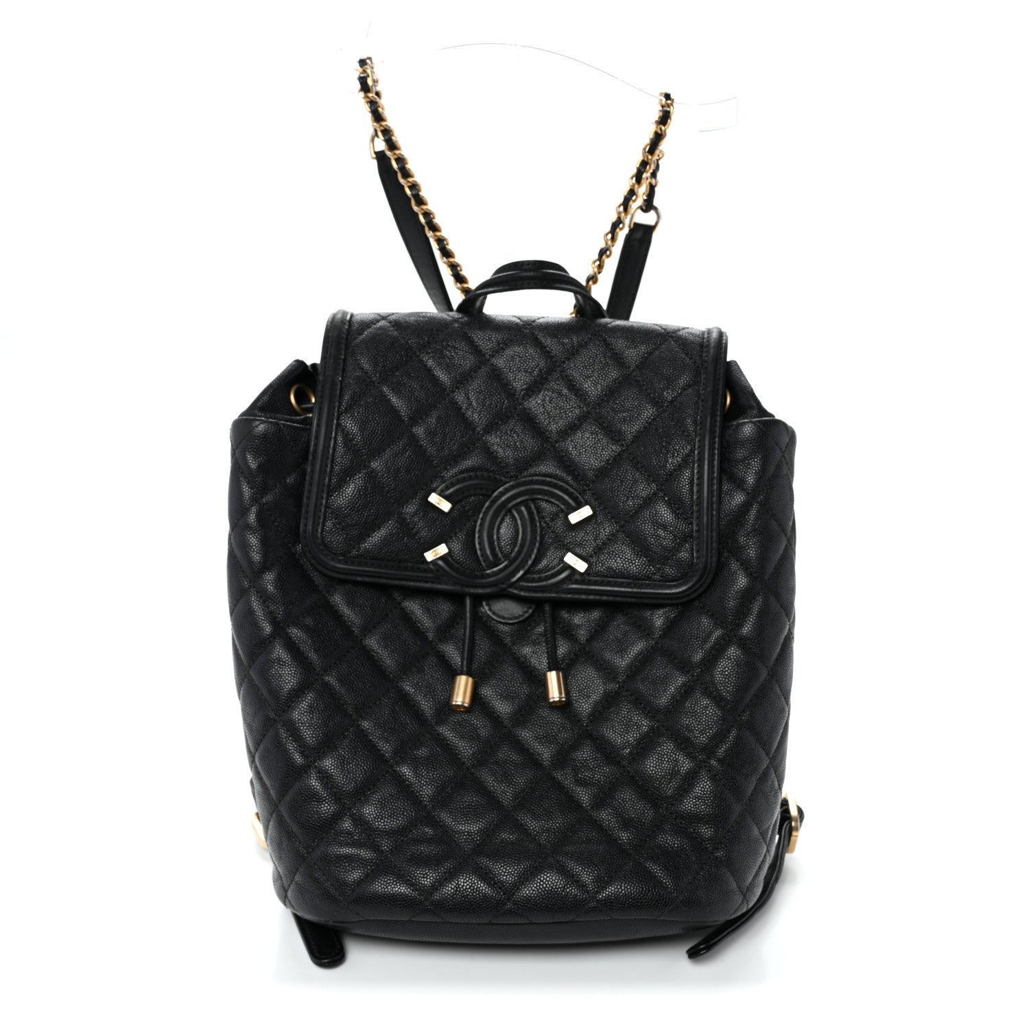 Chanel Caviar Quilted Small Filigree Backpack Black 1 of 10