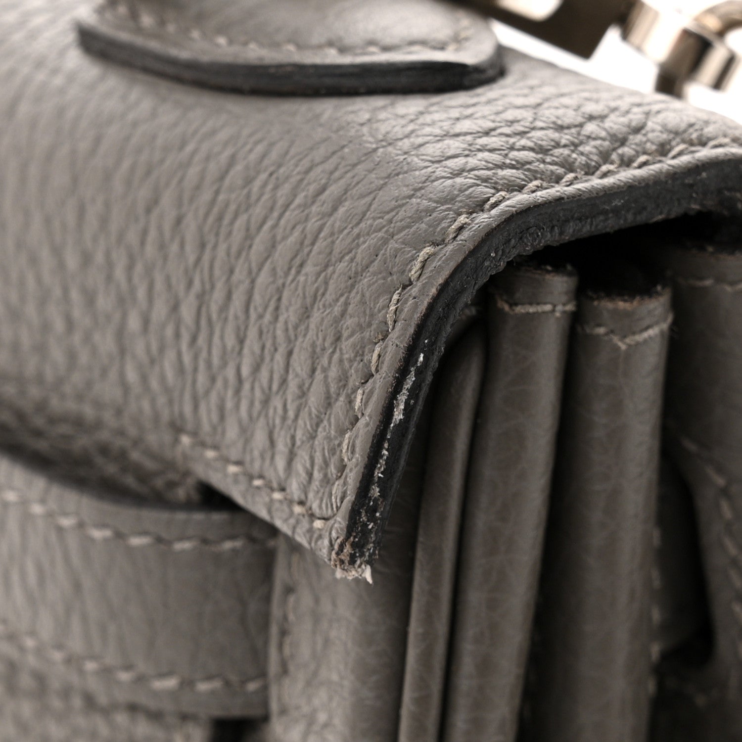 Hermes Togo Kelly Retourne 25 Etain 12 of 12