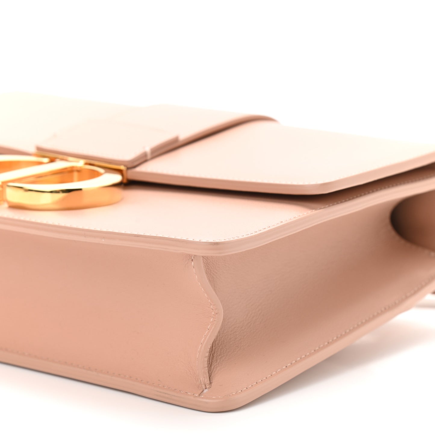 Smooth Calfskin 30 Montaigne Flap Bag Pale Pink