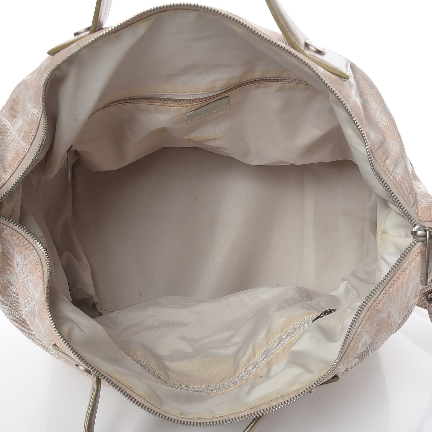 Nylon Small Travel Duffle Beige