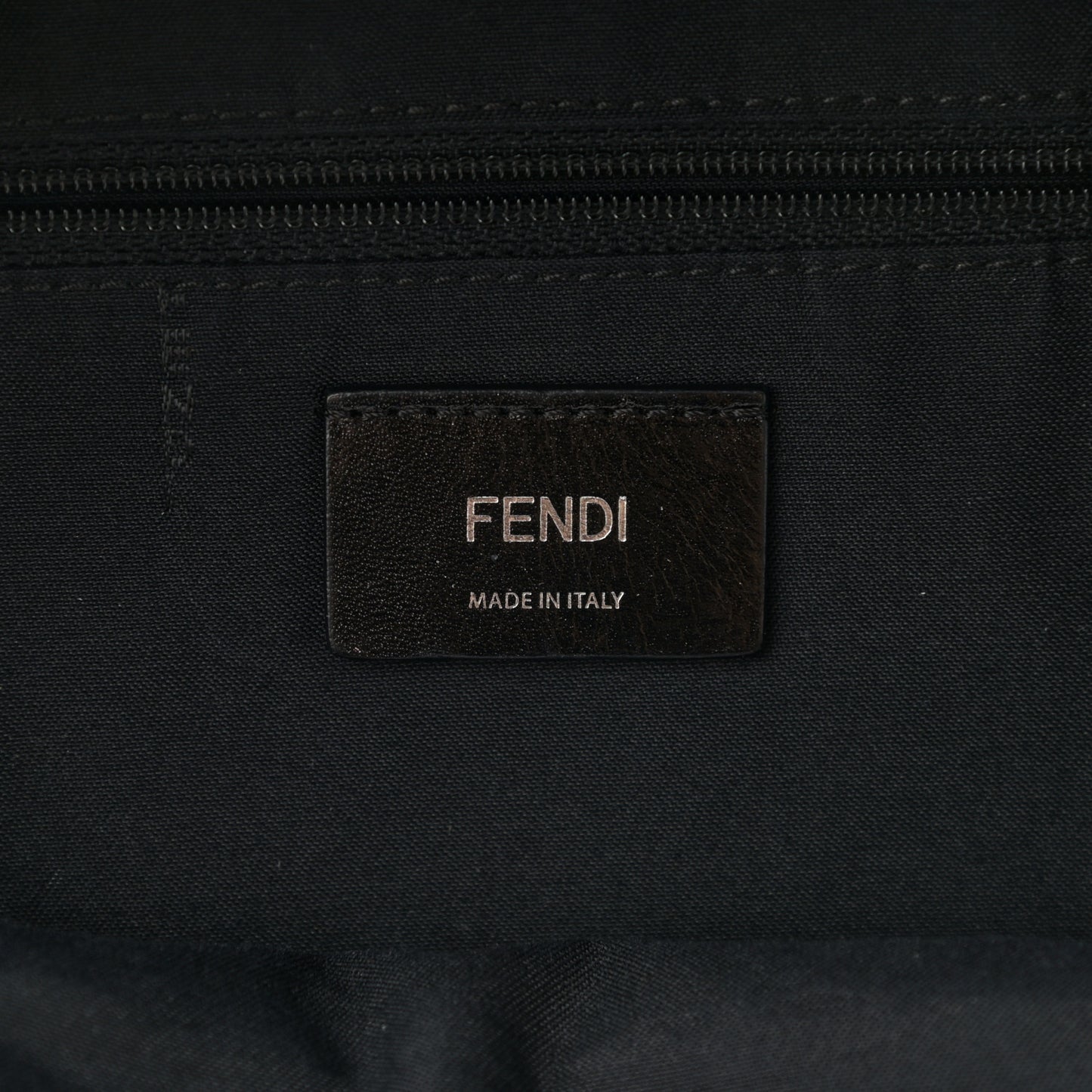 Nylon Vitello Fox Goat Fur Monster Eyes Mini Backpack Black Multicolor Sky