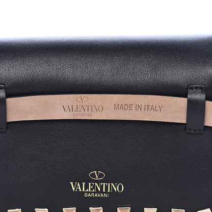 Valentino Garavani Calfskin Rockstud Belt Bag Black 7 of 12
