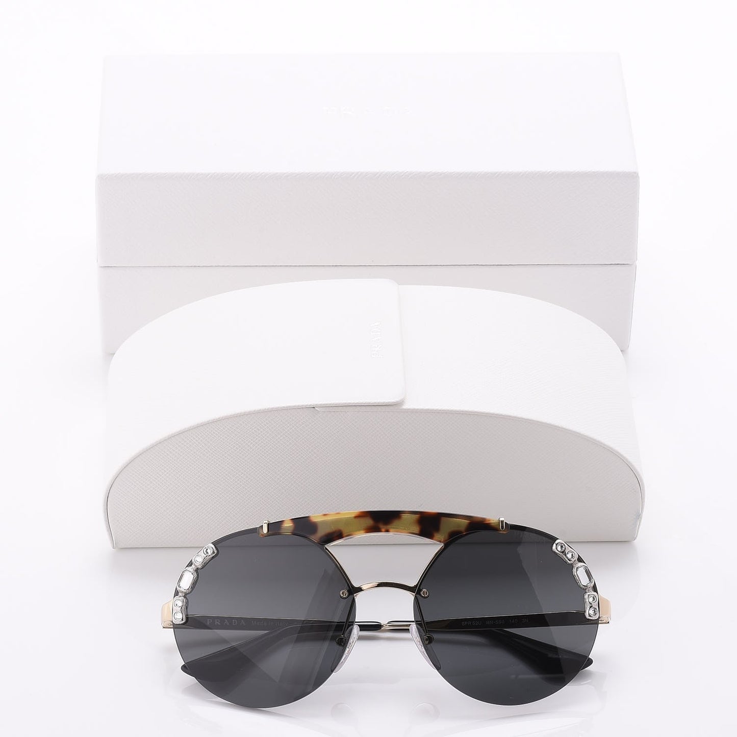 Crystal Ornate Sunglasses SPR52U Havana
