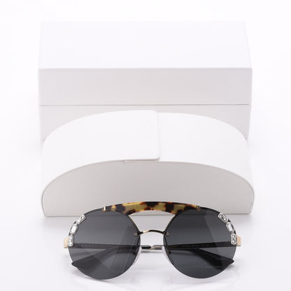 Prada Crystal Ornate Sunglasses SPR52U Havana 8 of 8