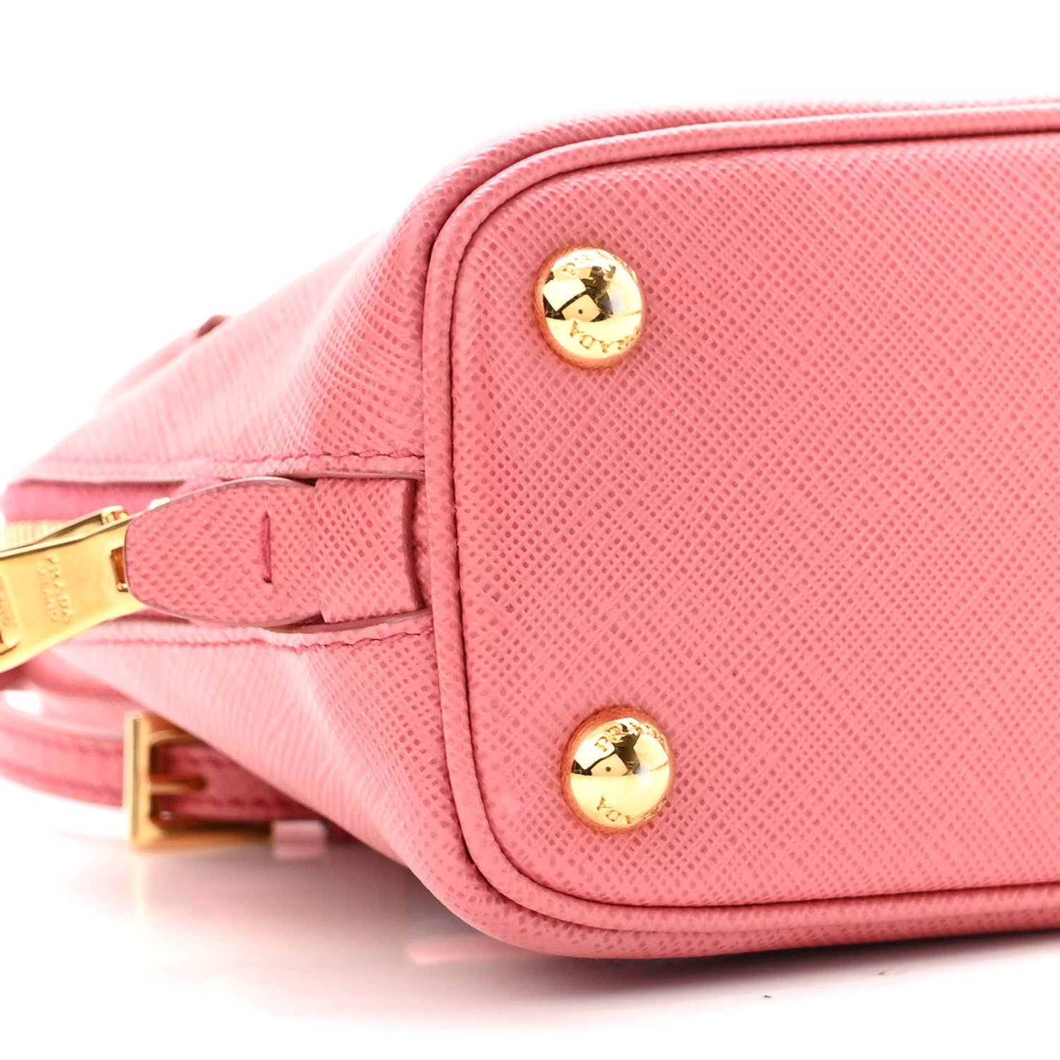 Prada Saffiano Lux Mini Promenade Tote Peonia 8 of 10