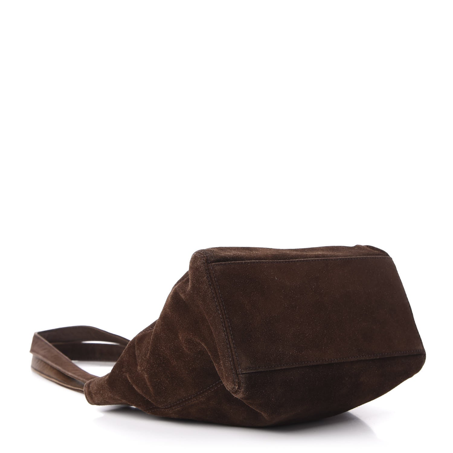 Chanel Suede CC Shoulder Bag Brown 4 of 14