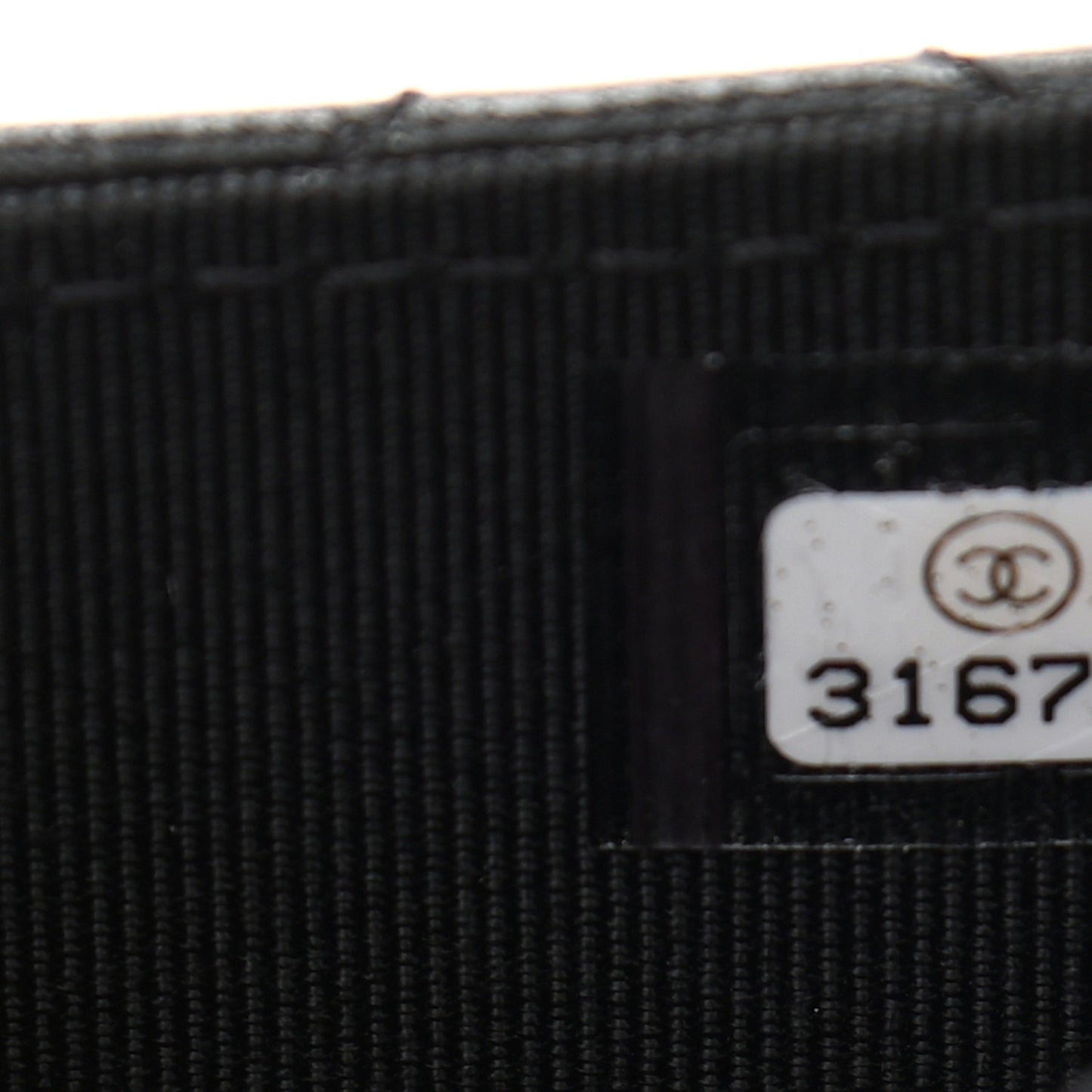 Lambskin Quilted Flap Card Holder On Chain So Black