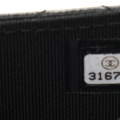 Chanel Lambskin Quilted Flap Card Holder On Chain So Black 8 of 12
