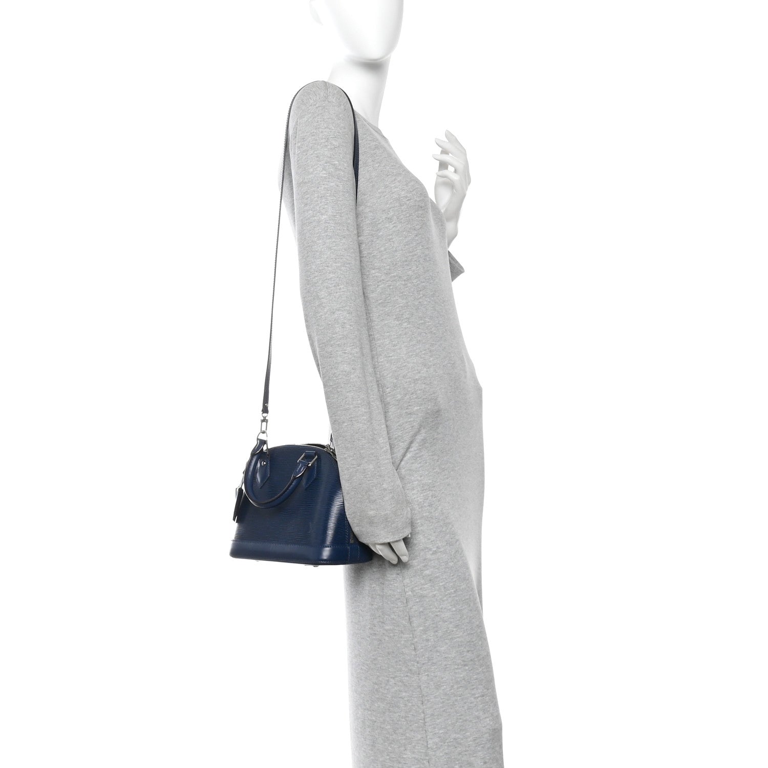 Louis Vuitton Epi Alma BB Indigo 2 of 10