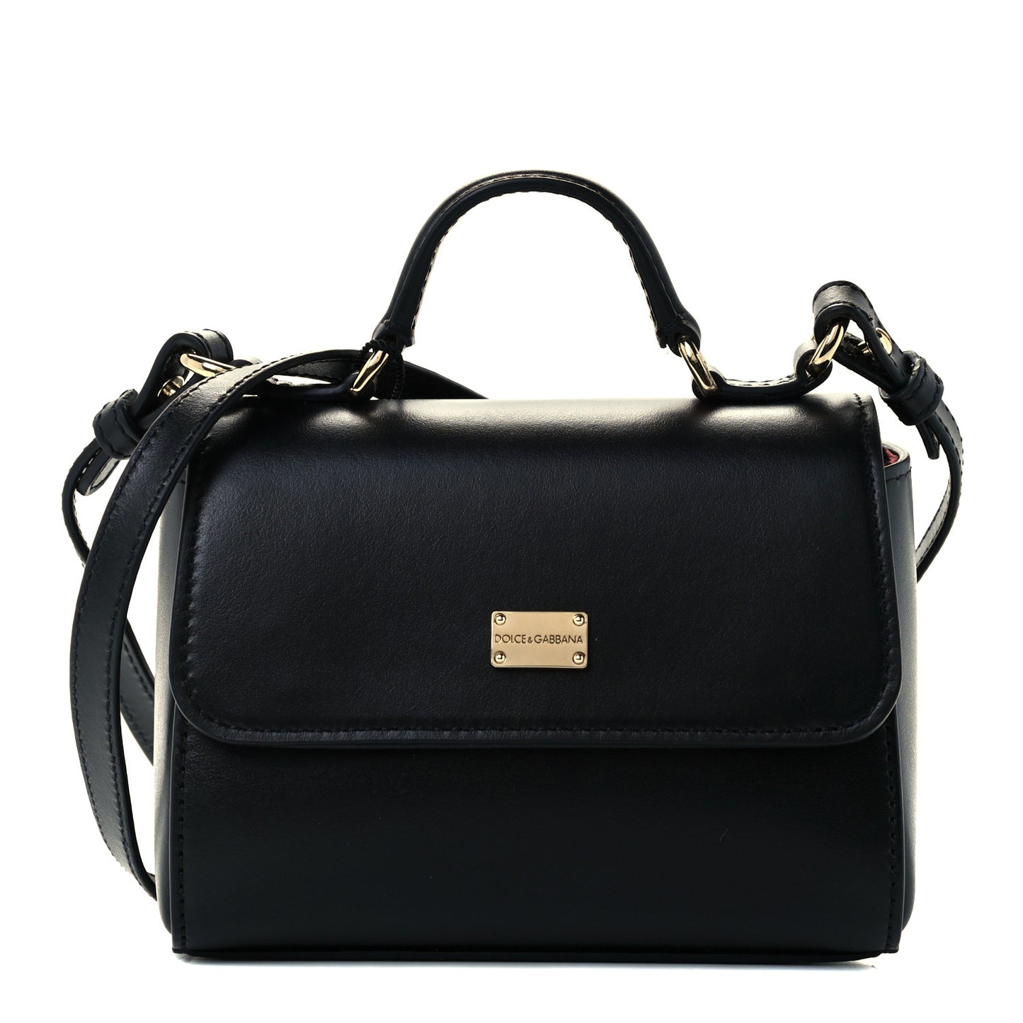 Nappa Micro Miss Sicily Satchel Black