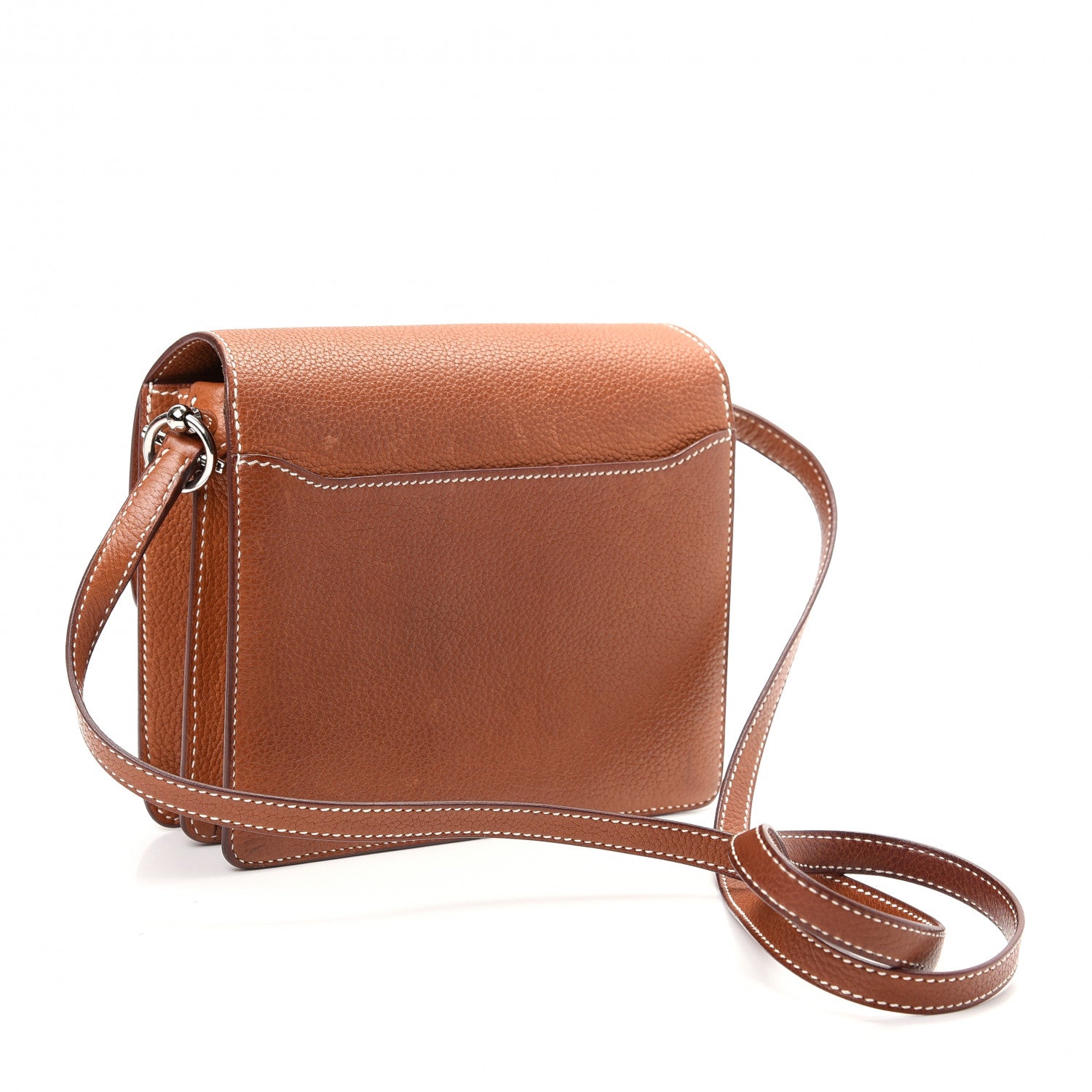 Hermes Barenia Faubourg Mini Sac Roulis Fauve 3 of 12