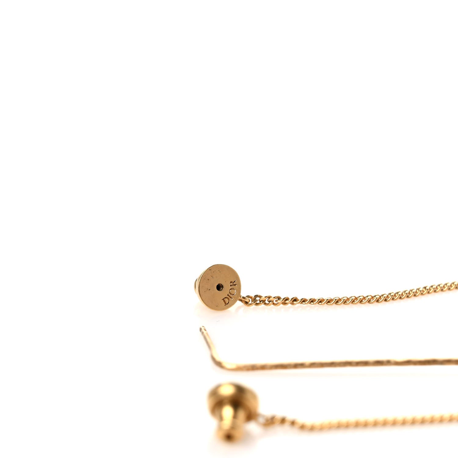 Christian Dior Pearl J'adior Dangle Earrings Gold 4 of 4