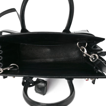 Saint Laurent Calfskin Crystal Embellished Nano Sac de Jour Black 5 of 12