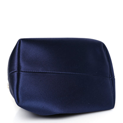 Jimmy Choo Satin Crystal Embellished Bon Bon Bag Navy Blue 5 of 9