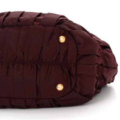 Prada Nappa Gaufre Tote Granato 9 of 14