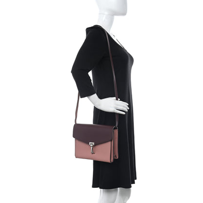 Burberry Derby Calfskin Bi-Color Small Macken Crossbody Bag Dusty Rose 2 of 12