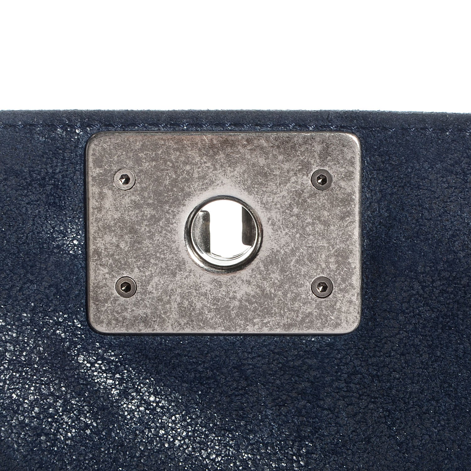 Chanel Goatskin Quilted Large Gentle Boy Flap Navy 8 of 8
