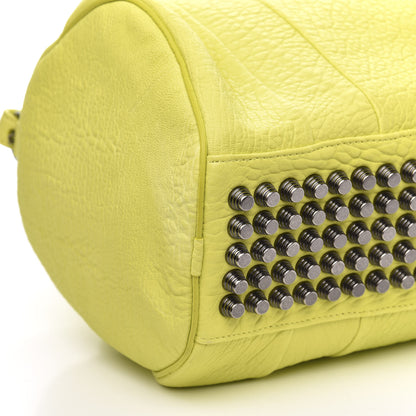 Alexander Wang Pebbled Lambskin Rocco Acid Black Nickel Hardware 7 of 9