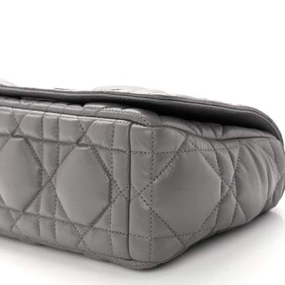 Christian Dior Calfskin Macrocannage Medium Caro Bag Iron Grey 10 of 10