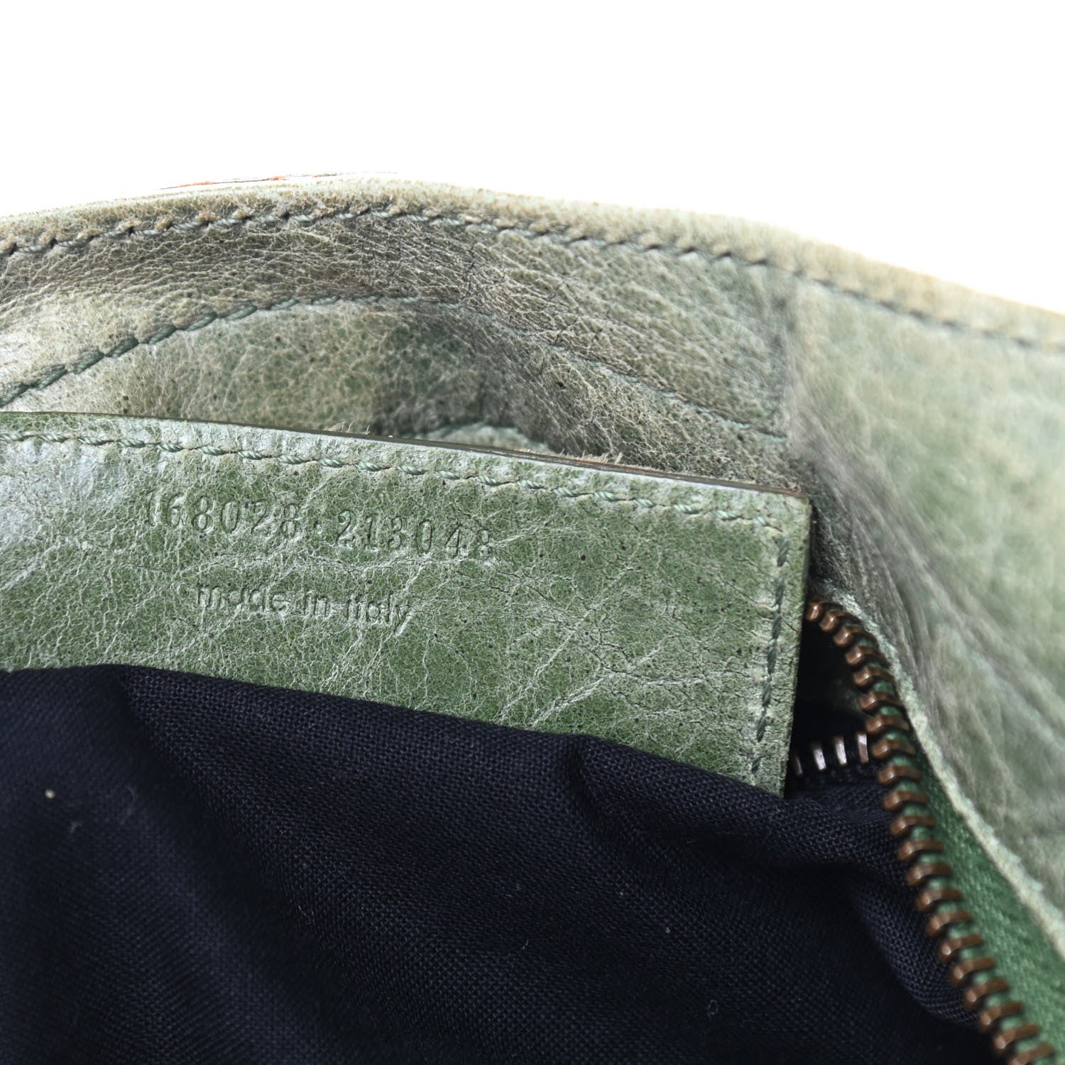 Balenciaga Agneau Classic Hardware Part Time Vert Militaire 7 of 10