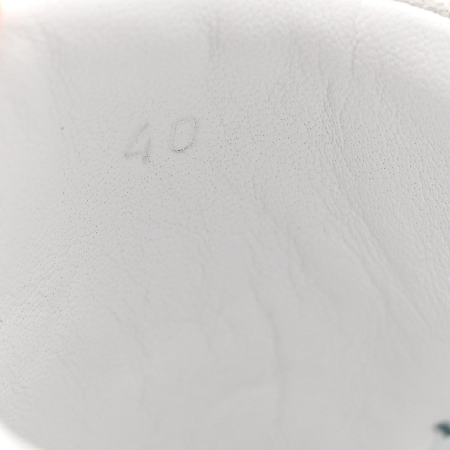 Air Mesh Suede Goatskin Bouncing Sneakers 40 Vert D'Eau White