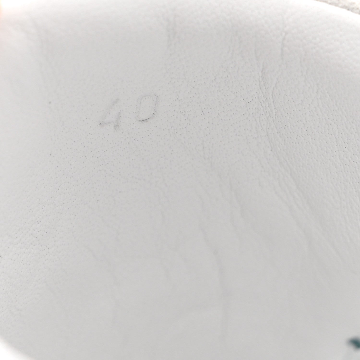 Hermes Air Mesh Suede Goatskin Bouncing Sneakers 40 Vert D'Eau White 7 of 8