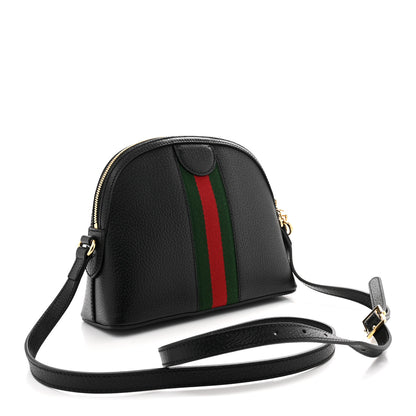 Gucci Dollar Pigprint GG Web Small Ophidia Dome Shoulder Bag Black 3 of 10