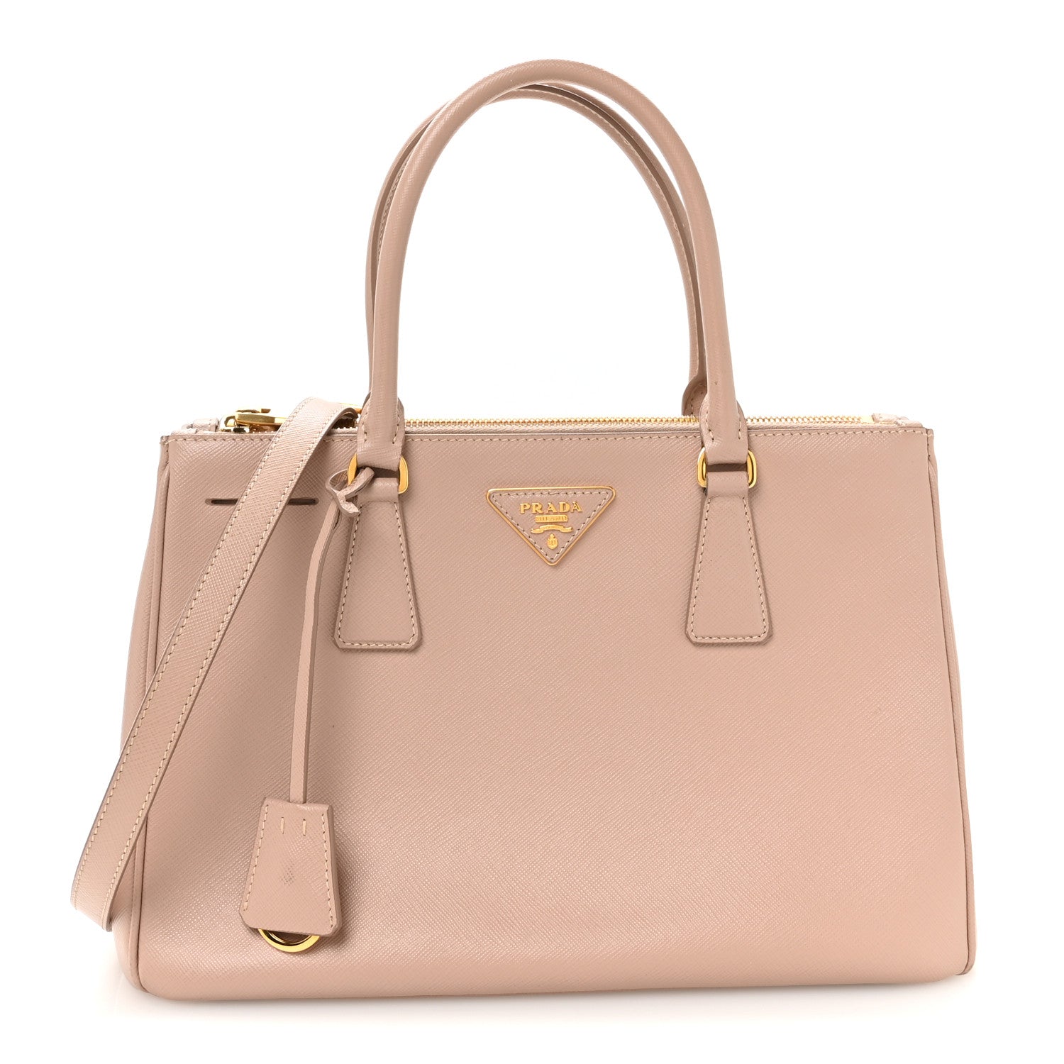 Prada Saffiano Small Galleria Double Zip Tote Cammeo 1 of 10