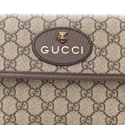 Gucci GG Supreme Monogram Neo Vintage Web Belt Bag Brown 8 of 10